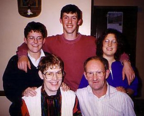 Aileen and Mikie Cahalan and family, 1997