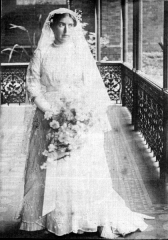 May Fitzgibbon as a ‘Bride of Christ’, 1914