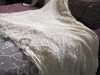Maggie O\'Dowd\'s hand-made lace Wedding Gown